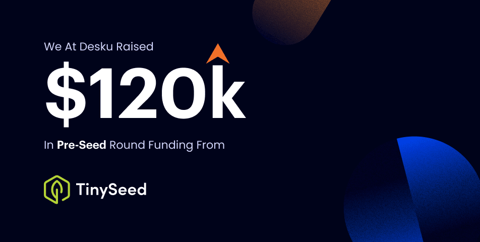 We raised 120k in our pre seed to help smbs uplift their customer support through automations