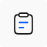 A square icon with a blue line on it representing multi-store functionality.