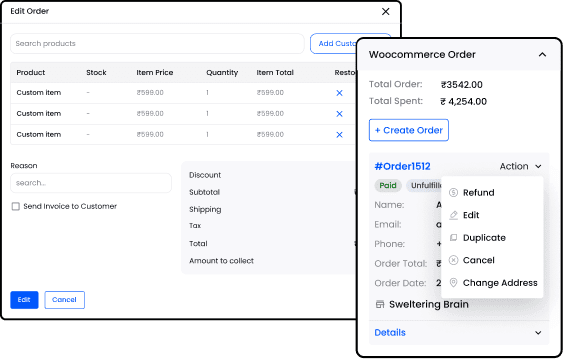 A screen shot of a screen showing a product and a price, with additional assistance options available through shopify help desk.