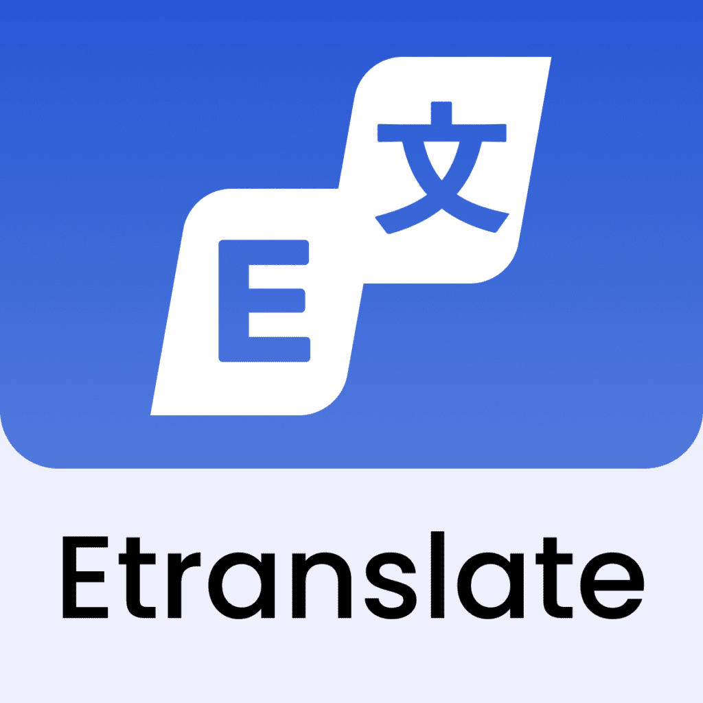 ETranslate: Language Translate - best Internationalization Language and translation app