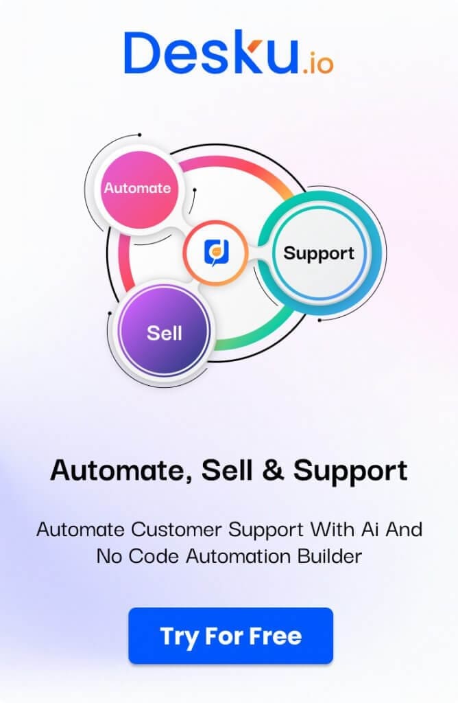 Take trial of desku - best ai customer support software