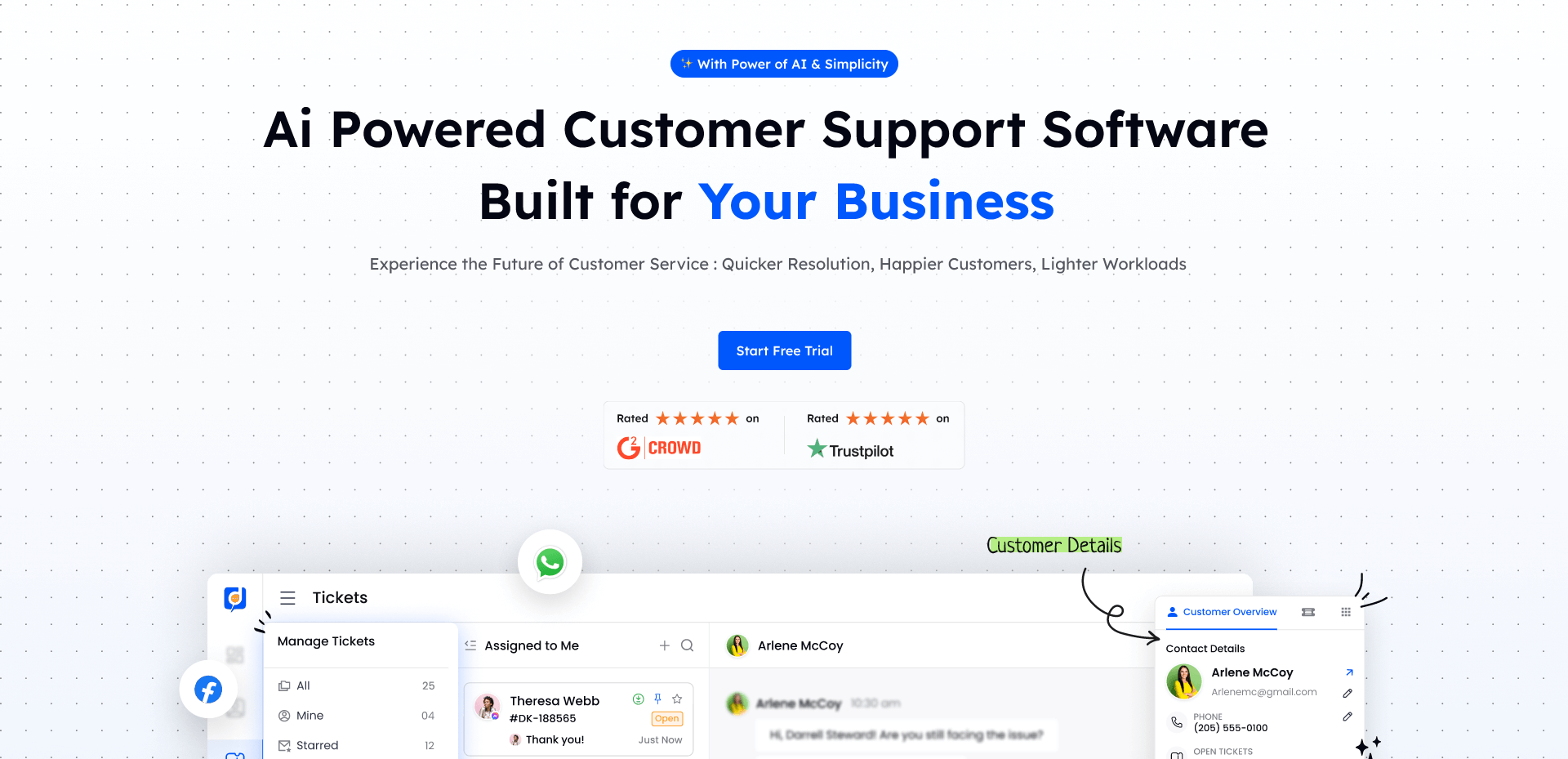 Ecommerce customer support service software