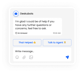 A screenshot of an ai-generated text message with the words, "i could help you.