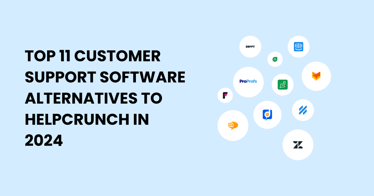 Looking for helpcrunch alternatives? Check out these top customer support software options to streamline your processes in 2024.