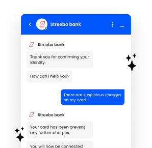 Steebo is a digital banking chatbot.
