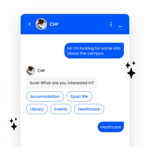 An ecommerce conversation screenshot on a mobile phone.