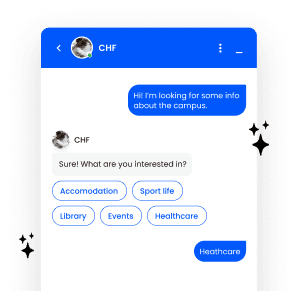 An ecommerce conversation screenshot on a mobile phone.