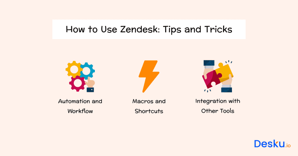 How to use zendesk tips and tricks