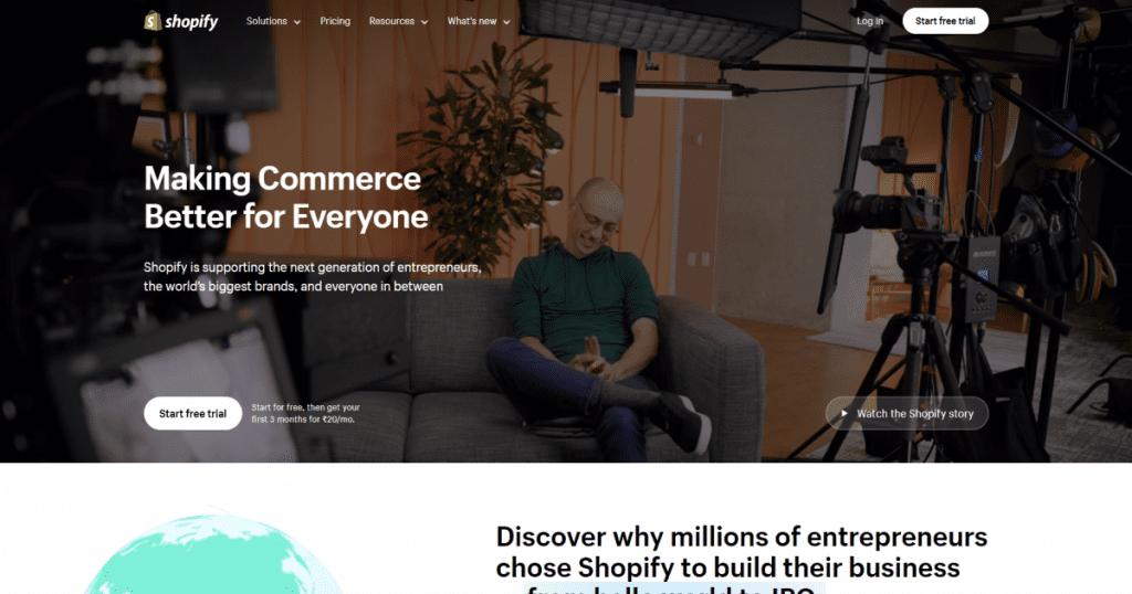 The nature of shopify as an ecommerce platform