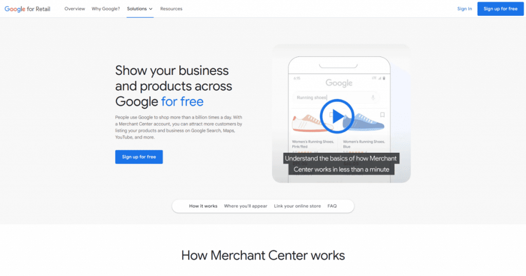 What is google merchant center