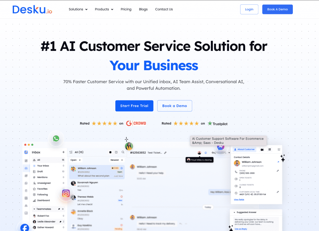 An automated customer service solution for your business.